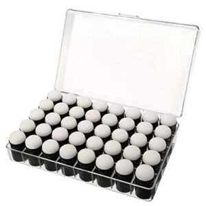 40 pcs finger sponge daubers with storage box for painting chalk ink card making drawing