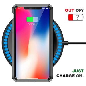 ImpactStrong Compatible with iPhone X Case/iPhone Xs Case, Heavy Duty Dual Layer Protection Cover Heavy Duty Case Designed for iPhone X/Xs 5.8 inch (2018) - Gun Metal