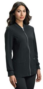 koi basics koi450 women's scrub jacket black m