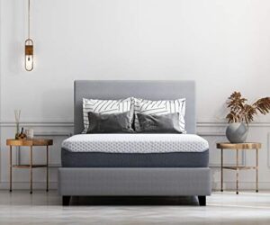 signature design by ashley 12 inch elite plush mattress, green tea & charcoal infused gel memory foam, queen