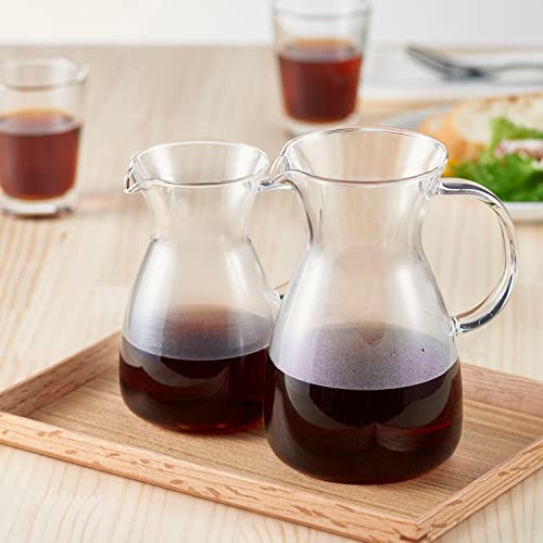 Hario Glass Coffee Decanter with Handle, 600ml, Clear