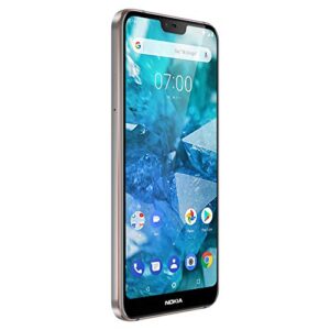 NOKIA 7.1 - Android 9.0 Pie - 64 GB - Dual Camera - Dual SIM Unlocked Smartphone (Verizon/AT&T/T-Mobile/MetroPCS/Cricket/H2O) - 5.84" FHD+ HDR Screen - Steel - U.S. Warranty, TA-1085 S