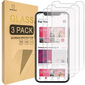 mr.shield [3-pack] designed for iphone xr/iphone 11 [tempered glass] screen protector with lifetime replacement