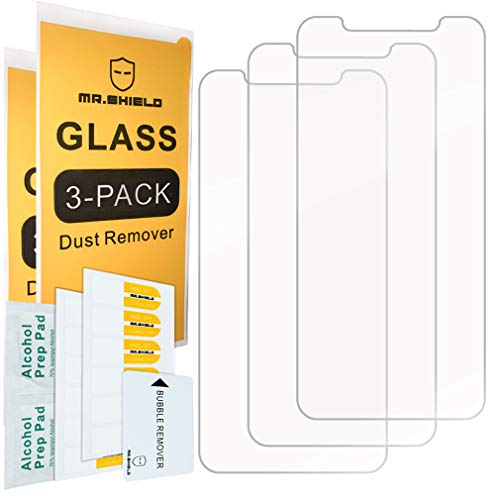 Mr.Shield [3-PACK] Designed For iPhone XR/iPhone 11 [Tempered Glass] Screen Protector with Lifetime Replacement