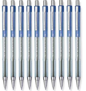 pilot better retractable ballpoint pens, blue color rollerball fine point, 10-count