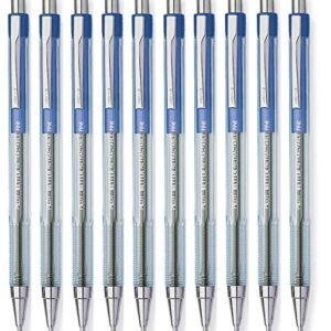 Pilot Better Retractable Ballpoint Pens, Blue color rollerball Fine Point, 10-COUNT