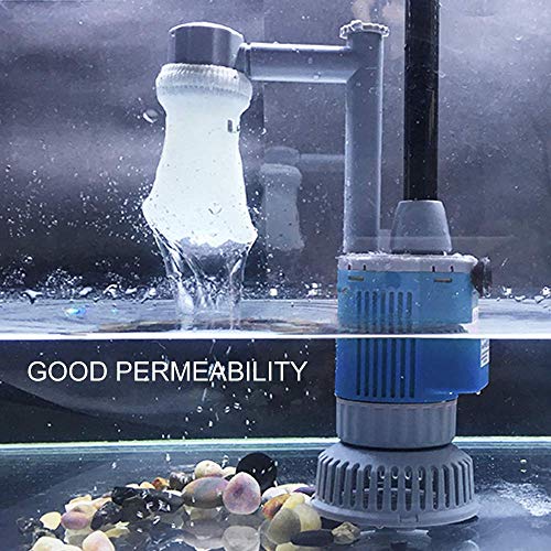 UPETTOOLS Removable Multifunctional Water Pump, 110V Handheld Electric Water Changer + Sand Washer + Aquarium Cleaner + Filter for Aquarium Fish Tank Pond(28W) (Filter Bag)