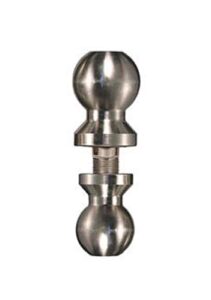 trimax tdbc22516 tow ball - double - 2in. & 2 5/16in. - chrome