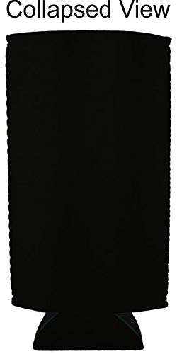 Blank Neoprene 24 oz. Can Coolie (4 Pack, Black)