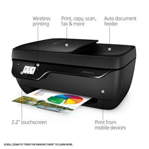 HP OfficeJet 3830 All-in-One Wireless Printer with Mobile Printing, HP Instant Ink & Amazon Dash Replenishment Ready (K7V40A) (Renewed)