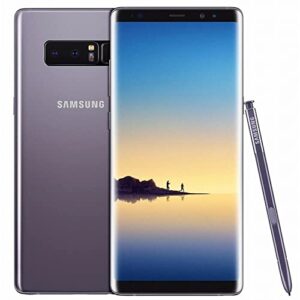 samsung galaxy note 8 n950u 64gb unlocked gsm 4g lte android smartphone w/dual 12 megapixel camera (renewed) (orchid grey)