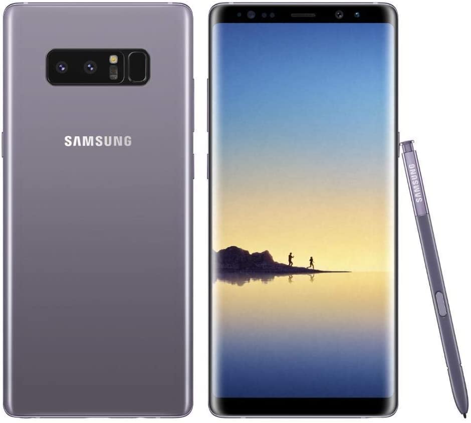 SAMSUNG Galaxy Note 8 N950U 64GB Unlocked GSM 4G LTE Android Smartphone w/Dual 12 MegaPixel Camera (Renewed) (Orchid Grey)