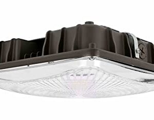 GKOLED 27W Super Bright LED Canopy Light, 3800Lumens, 5000K Daylight White, 100W PSMH Replaces, Dark Bronze Finish, UL Listed, Ideal for Indoor and Outdoor Applications