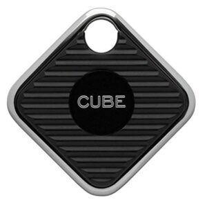 Cube Pro Key Finder Locator Smart Bluetooth Tracker for Kids, Cat, Dog Tracker, Wallet Tracker, Remote Finder, Luggage Tracker Waterproof Tracking Devices + Phone App, Replaceable Battery