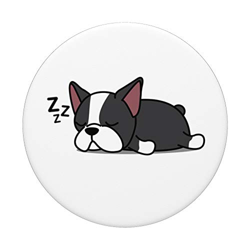 Cute Funny Boston Terrier Dog Puppy Animal Lover Design Gift PopSockets PopGrip: Swappable Grip for Phones & Tablets