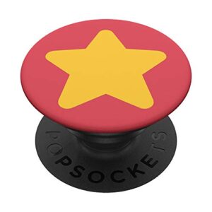 star cosplay costume - halloween universe pink gem popsockets popgrip: swappable grip for phones & tablets