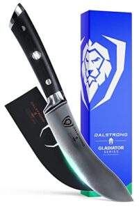 dalstrong skinning & boning knife - 5.5" - gladiator series elite - forged german high-carbon steel - w/sheath - nsf certified