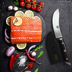 Dalstrong Skinning & Boning Knife - 5.5" - Gladiator Series Elite - Forged German High-Carbon Steel - w/Sheath - NSF Certified