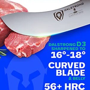 Dalstrong Skinning & Boning Knife - 5.5" - Gladiator Series Elite - Forged German High-Carbon Steel - w/Sheath - NSF Certified