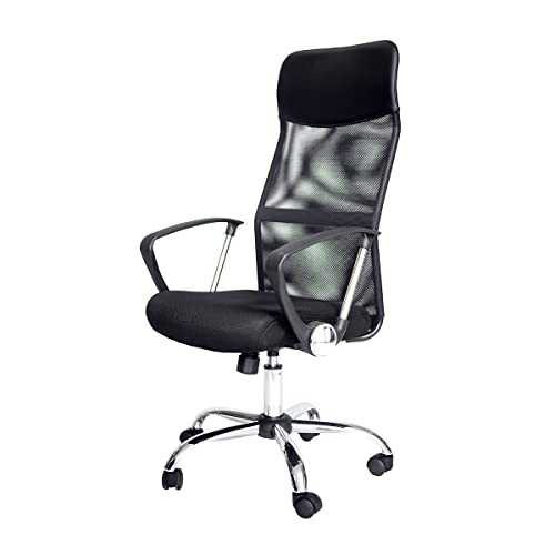 Bulk Continental High Back Desk Chair Executive Rolling Swivel Height Adjustable Mesh Task Chair