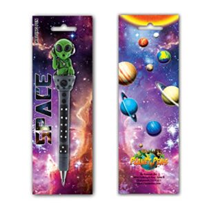 Planet Pens Alien DJ Novelty Pen - Fun and Unique Kids and Adults Ballpoint Pen, Cute Science Fiction Space Writing Pen Instrument For School & Office Desk Decor