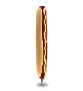 planet pens hotdog novelty pen - cool, fun, unique kids & adults office supplies ballpoint pen, colorful fast food writing pen instrument for school and office