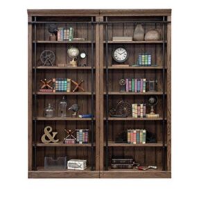 Martin Furniture Avondale 2 Bookcase Wall, Oak