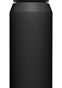 CamelBak eddy+ Water Bottle with Straw 32oz - Insulated Stainless Steel, Black