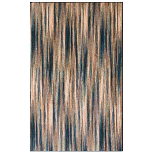 Mohawk Home Kearney Navy Area Rug, 5'x8', Tan