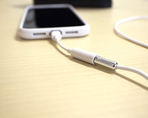 Dongle Dangler 3.5mm Headphone Jack Adapter - Works with iPhone -14/14 Pro/13/13 Pro/ 12/12 Pro Max/ 11/11 Pro/ 11 Pro Max/XS/XS Max/XR/X/ 8/8 Plus/ 7/7 Plus - MFi Certified Adapter (Cable-1 Pack)