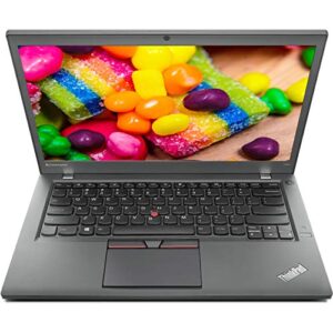 Lenovo ThinkPad T450s 14in Laptop, Intel Core i5 5300U 2.3Ghz, 8GB DDR3 RAM, 500GB Hard Drive, Webcam, Windows 10 (Renewed)