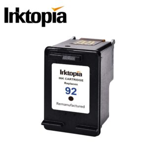 Inktopia Remanufactured Ink Cartridges Replacement for HP 92 and 93 C9513FN C9362WN C9361WN for HP Photosmart 7850 C3150 C3180 Deskjet 5440 5420 PSC 1510 2525 Printer (1 Black, 1 Tri-Color) 2 Pack