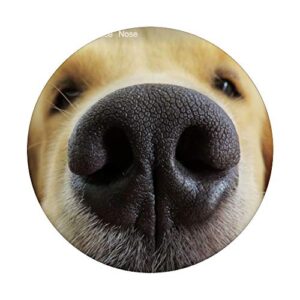 Dog Owner Muzzle Snoot Christmas Golden Retriever Gift PopSockets PopGrip: Swappable Grip for Phones & Tablets