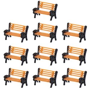 yz150 10pcs park benches model train 1:100 bench 1.31cm or 0.51inch chair settee tt railway layout new