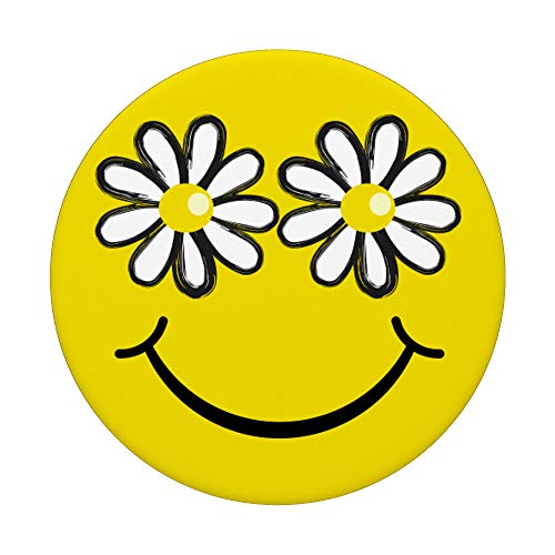 Daisy Flowers Smile Happy Face PopSockets PopGrip: Swappable Grip for Phones & Tablets