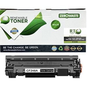 RT 48A MICR Ink Toner Cartridge Replacement for HP 48A CF248A | HP Laser Pro M15w M29w M30w M31w MFP M28w M28a M29a M15a M16a M16w for Small Business Check Printing