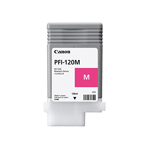 Canon Pfi-120M (2887C001aa) Standard Yield Ink Cartridge (Magenta) in Retail Packaging