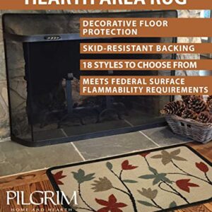 Pilgrim Home and Hearth 19622-1 Pilgrim Fireplace Hearth Rug, Beautiful