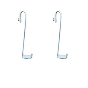 yes time shower glass door hooks , 2 piece over the door hooks for bathroom frameless glass shower door, towel hanger,length 10cm/3.93" (hook inner diameter of 9mm/0.35")