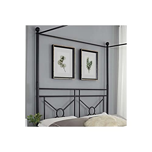 Crosley Furniture Montgomery Metal Platform Bed, King, Black