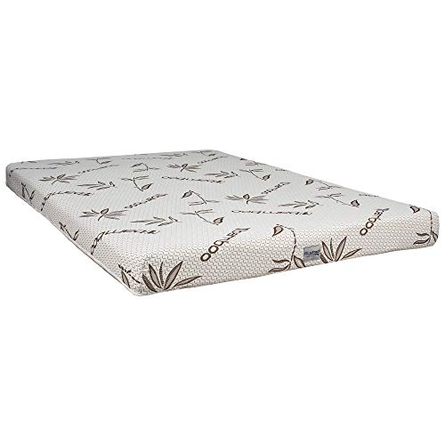 RecPro RV Mattress Memory Foam Bed Gel Infused for Cooling and Zippable Cover w/Bamboo Ticking | RV Furniture (Twin - 39" x 75")