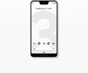 google pixel 3 xl 64gb unlocked gsm & cdma 4g lte android phone w/ 12.2mp rear & dual 8mp front camera - clearly white (renewed)