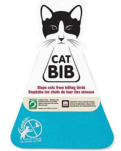 CatBib - Saves Birds, Protects Cats (Small, Turquoise)