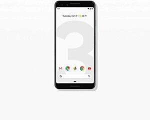 google pixel phone 3-64gb clearly white (renewed)