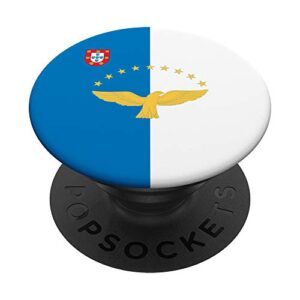 azores flag popsockets popgrip: swappable grip for phones & tablets