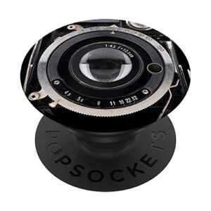 vintage manual camera lens popsockets popgrip: swappable grip for phones & tablets