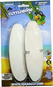 a&e cage company birds natural flavoring 6in cuttlebone twin pack