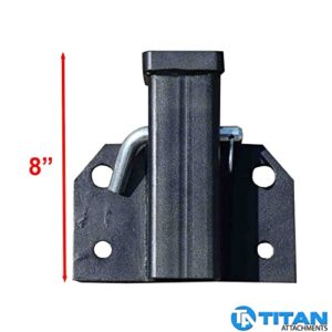 Titan 2" Bolt On Receiver Hitch for Transformer Tractor Hitch