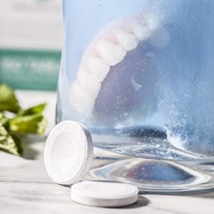 Avistar Retainer & Denture Cleaner Tablets: 150 Denture or Retainer Cleaning Tablets (Perfect For Dentures, Night Guards or Mouth Guards - Mint Flavor, 5 Month Supply)