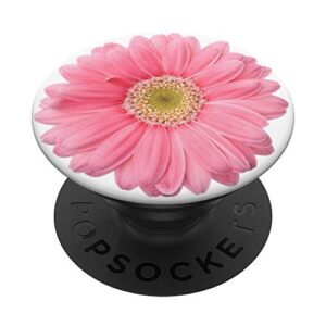 pink daisy pop floral design beautiful flower popsockets popgrip: swappable grip for phones & tablets